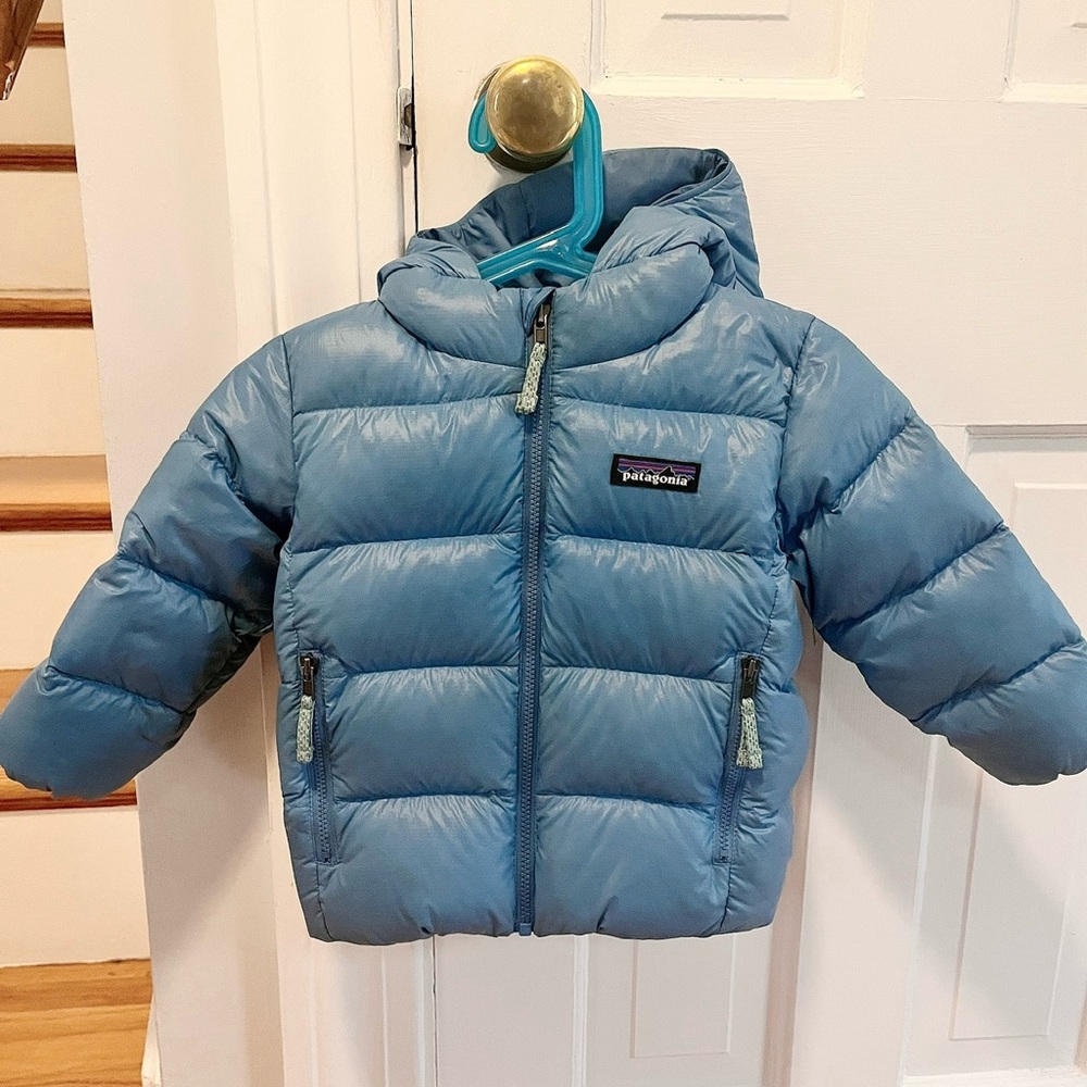 EUC Patagonia Baby Hi-Loft Down Sweater Hoody + BONUS FREE Vest
